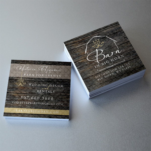 Barn in Big Horn business cards