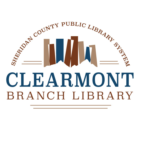 Clearmont Branch Library System - logo design - branding design