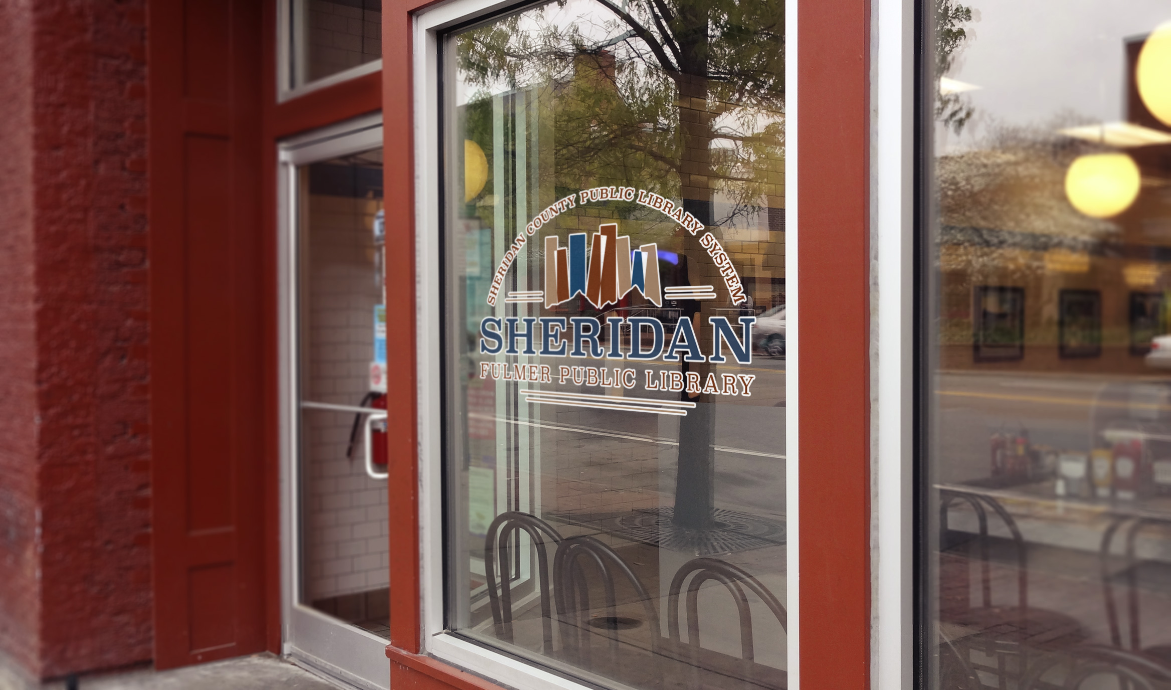 Sheridan County Public Library System - logo design - branding design