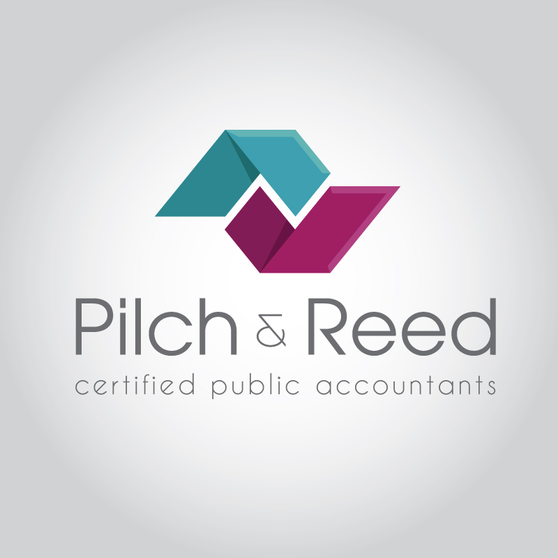 Pilch and Reed CPA logo design