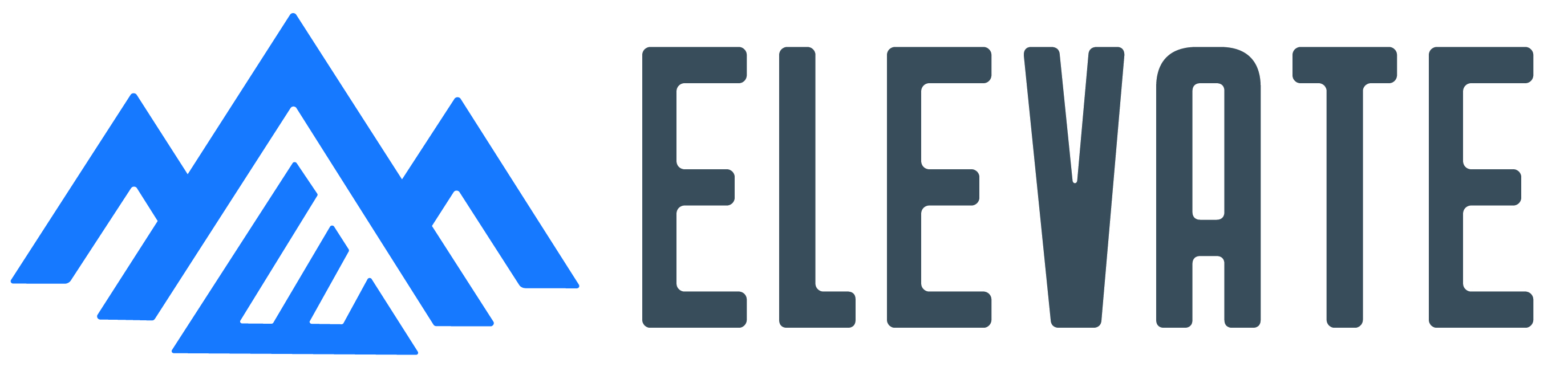 Elevate Asset Management branding, logo web design