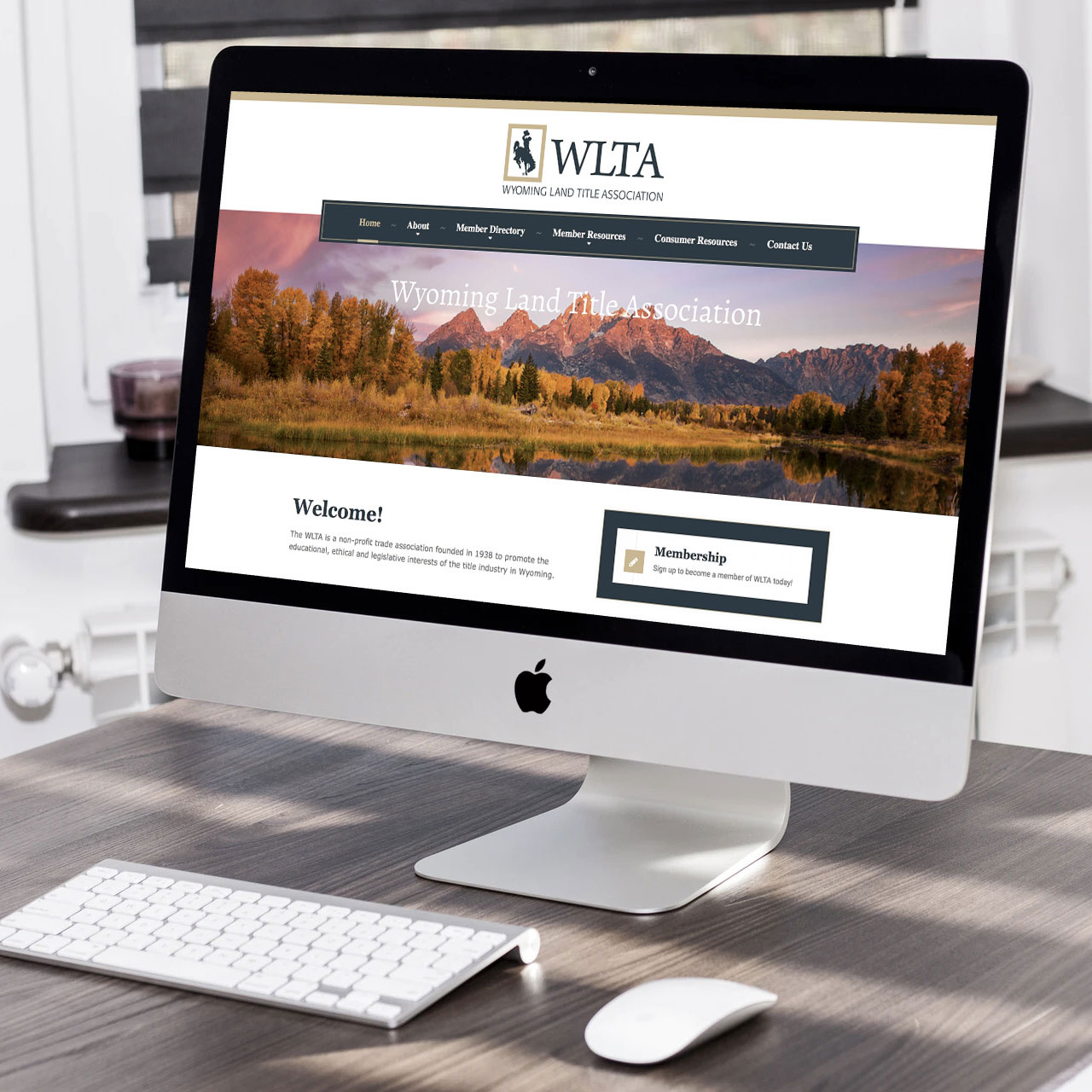 Wyoming Land Title Association website design