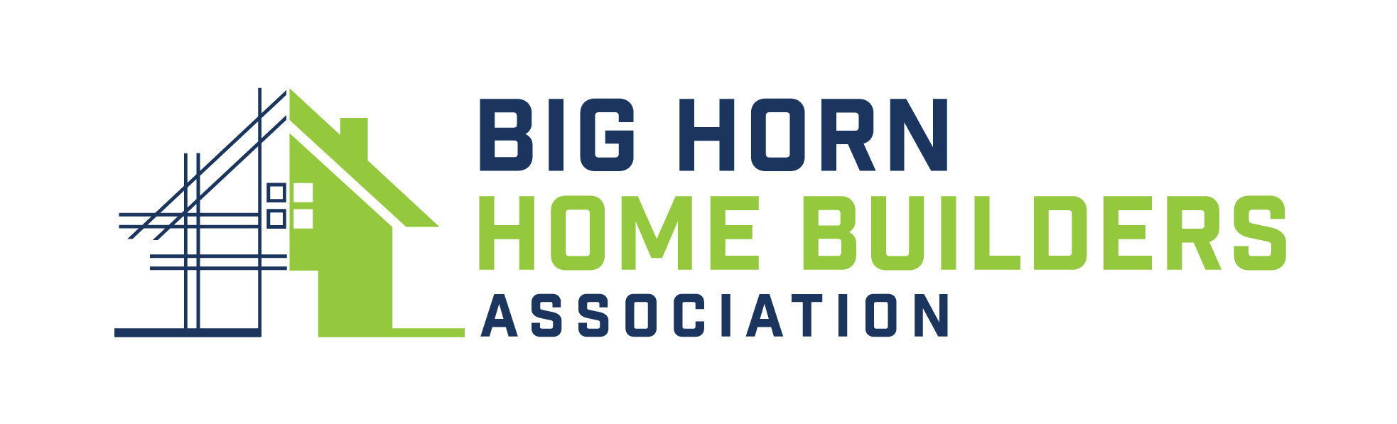 big horn homebuilders association logo and web design